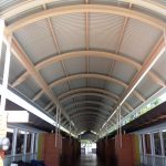 School Steel Covered Walkway